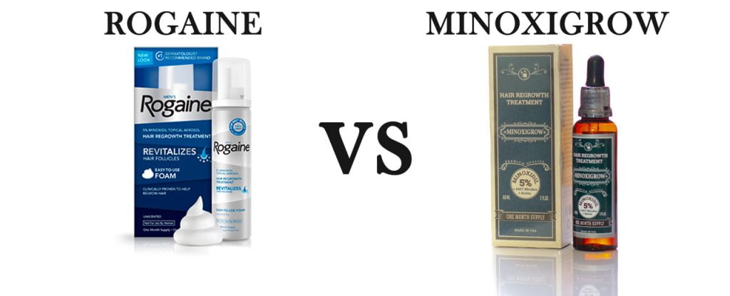Minoxigrow vs Rogaine