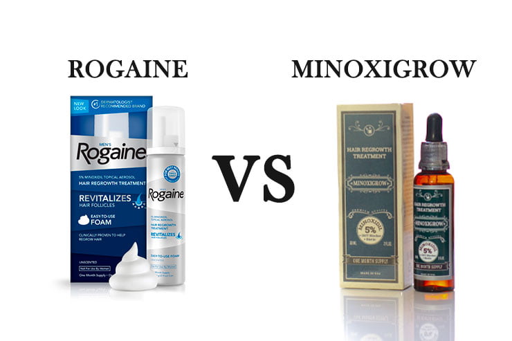 Minoxigrow vs Rogaine