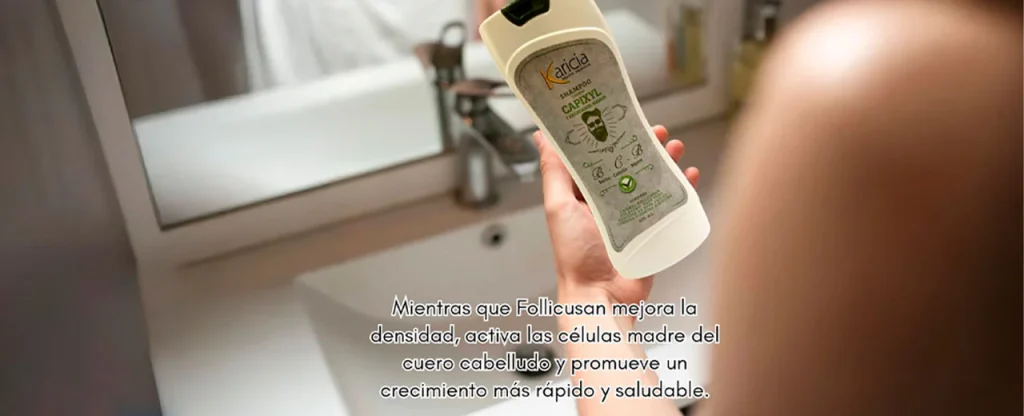 Shampoo con Capixyl para crecimiento capilar