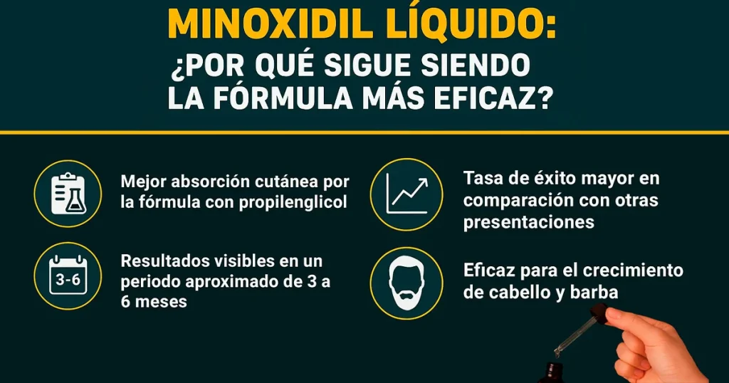 Minoxidil líquido