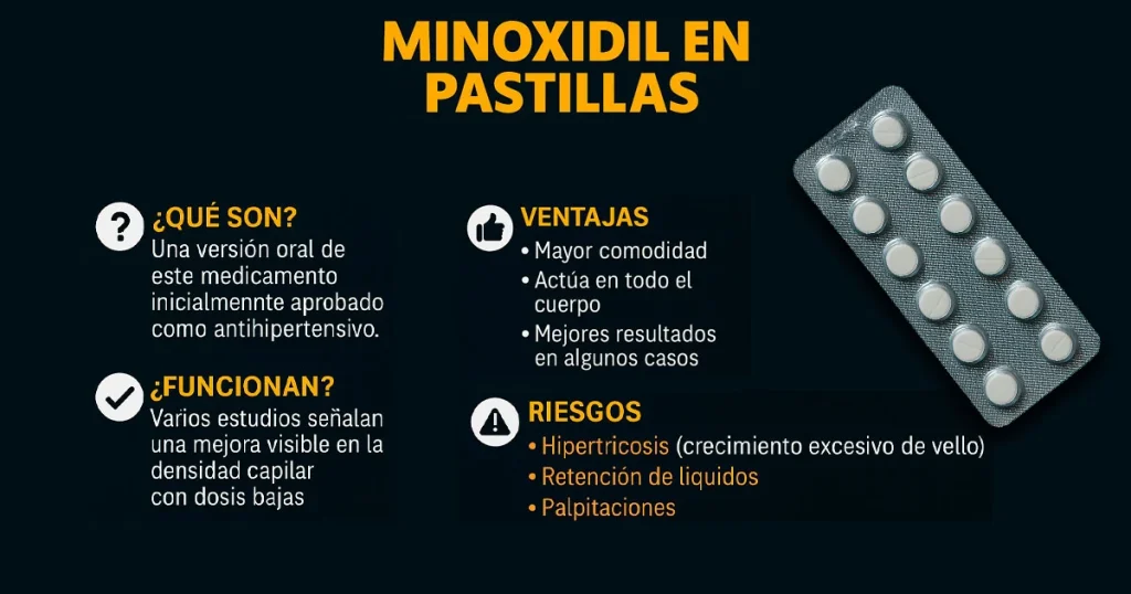 Minoxidil pastillas