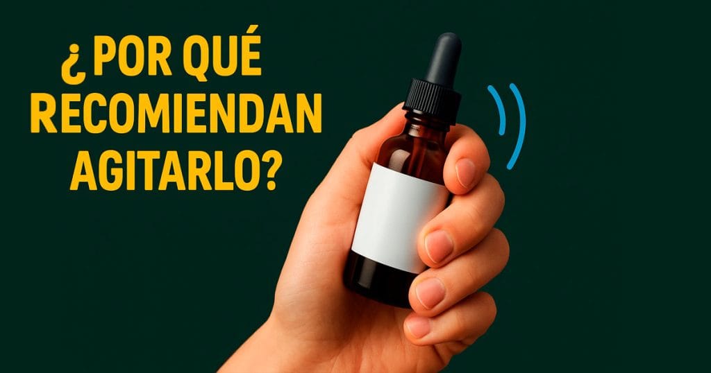 agitar minoxidil antes de usarlo