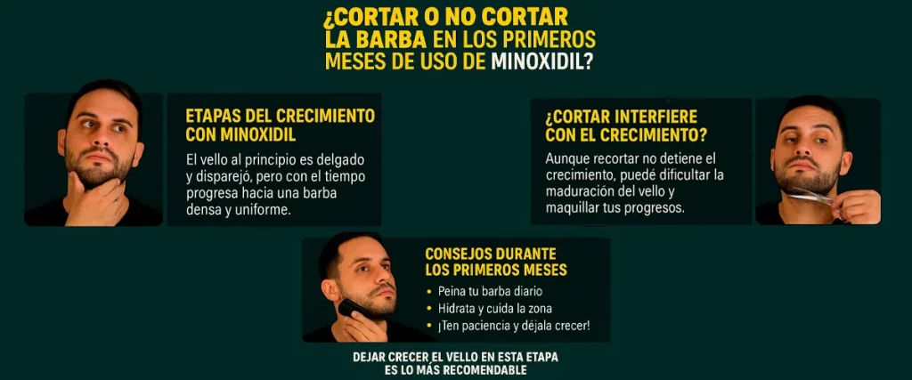 cortar la barba en los primeros meses
